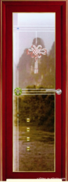 富达门业大量批发高档钛合金平开门图片,富达