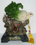 高档树脂玻璃钢工艺品 百财归来 招财摆饰品