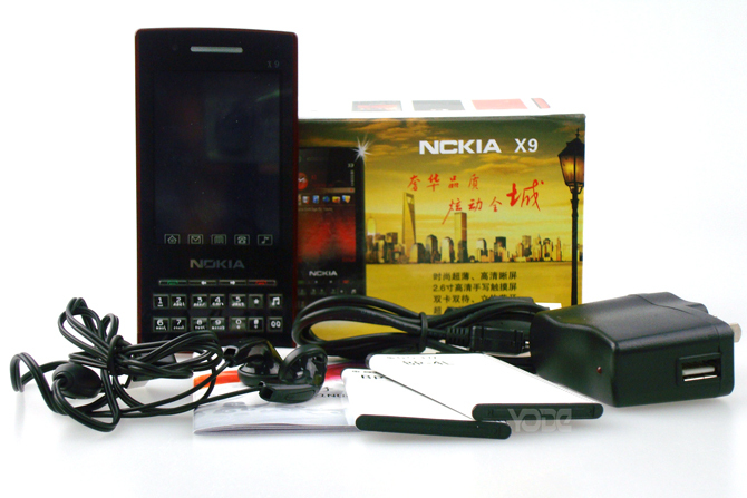 诺基亚 x9 直板 触屏 双卡双待 时尚手机图片,诺