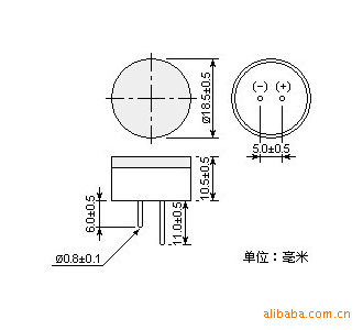 200E18TR-1C超声波纠偏传感器尺寸图