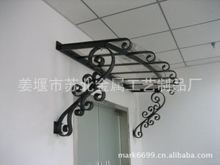 【苏北工艺精品】欧式别墅铁艺雨篷 金属工艺遮阳棚 装饰类工艺蓬