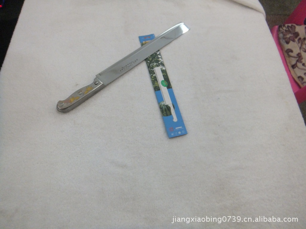供应 双金鱼40长西瓜刀 批发水果刀 刀具 厨用