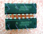 IC CD4520BE CD4520 ȫ��ԭװTI��˾ DIP-16