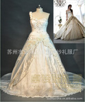 2012热销款式 实物图片婚纱 量身定制 新娘绣花缝珠婚纱SH029