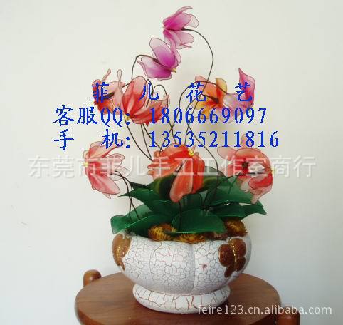 批发丝网花材料 QQ线 彩色扎线 尼龙线 弹力线