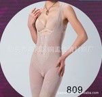 正品澳詩米蘭網紗功能型收腹蕾絲連身衣816#*