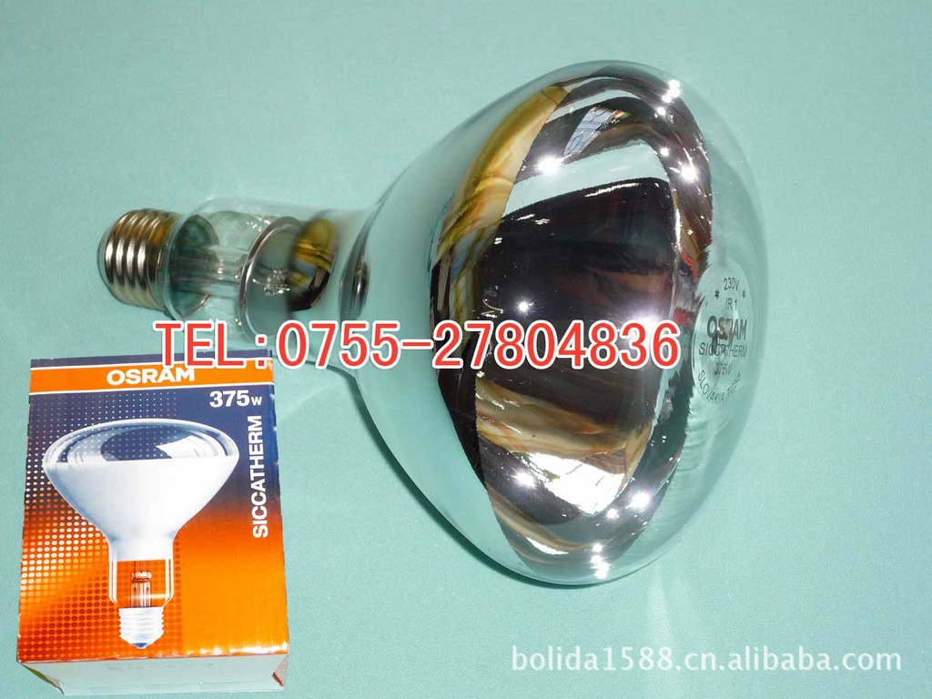 OSRAM SICCA CL 375W HG红外线灯泡--0