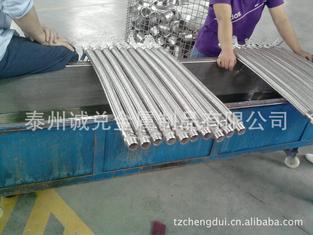 消防软管\/fm认证不锈钢消防撒水喷淋软管(不带