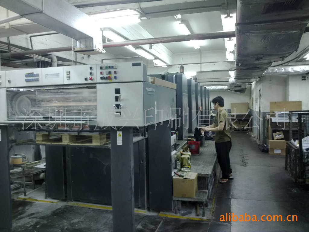 海德堡对开六色