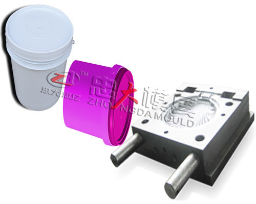 一种折叠式包装桶吹塑模具制作技能