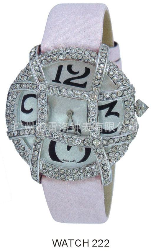 watch220大红色施华洛世奇钻石女士腕表,手表