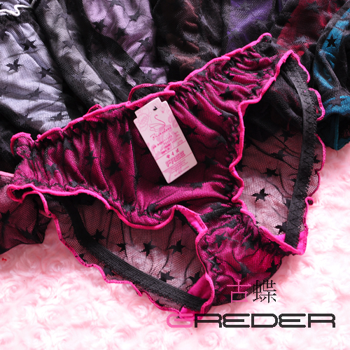 女式<em>内裤批发</em> 可爱内裤 <em>女士内裤</em> 网纱内裤 叠透