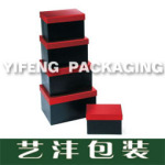 艺沣厂家 直销 黑红复古搭配 套装礼品盒 质量绝对 (精品推荐!)