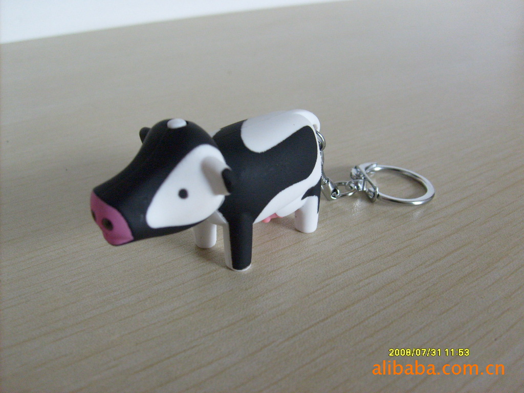 【发光发光搪胶钥匙扣挂件、钥匙扣挂件旅游纪