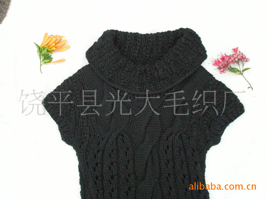 批发采购女式<em>毛衣</em>-<em>韩版</em>粗毛线纯<em>手工编织套头</em>