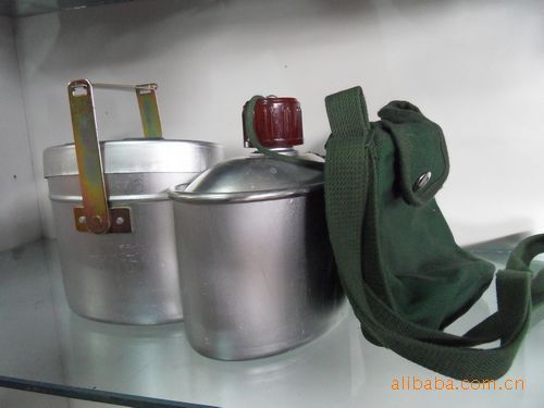 【78式军用多功能一壶两用铝合金户外水壶(优