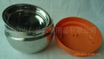 厂家供应仁品牌高档不锈钢便携式双层保温苹果型饭盒