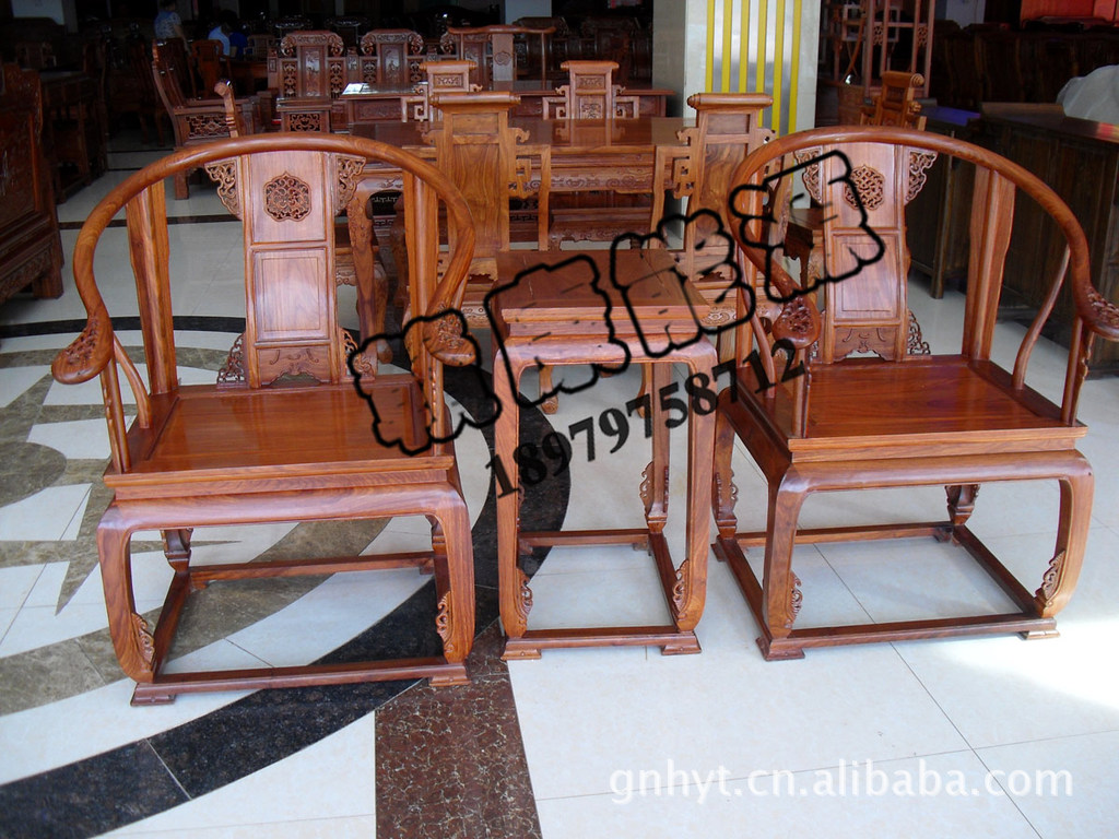 赣州 南康家具 批发明清古典红木茶几 非洲花梨