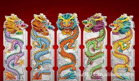 【2012 中国龙 龙年 纸龙拉龙 新年礼品 春节元