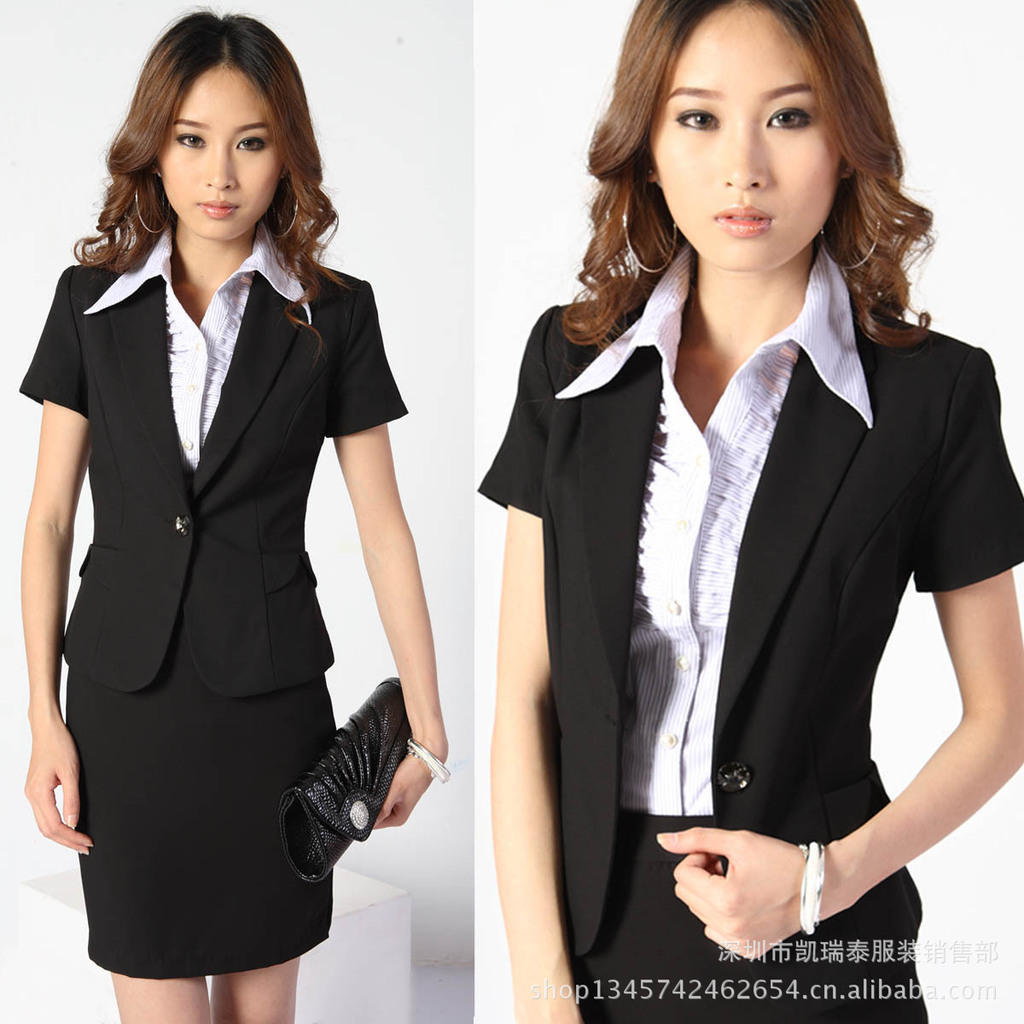 供应新款职业<em>套装</em> <em>时尚套装</em>裙 西式职业<em>套装</em> 女