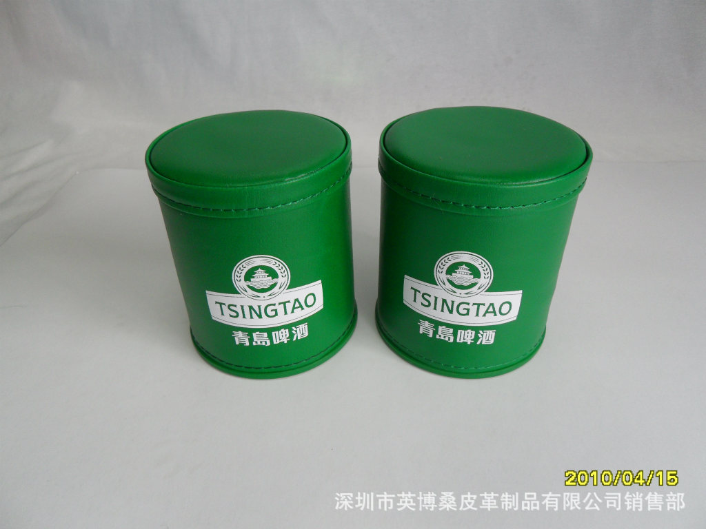 【厂家生产加工pu pvc 真皮筛盅 骰盅 色盅】