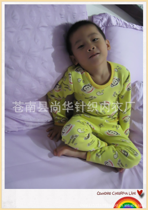 爆款冬季<em>儿童</em>保暖内衣加厚加绒<em>儿童睡衣棉</em>内衣