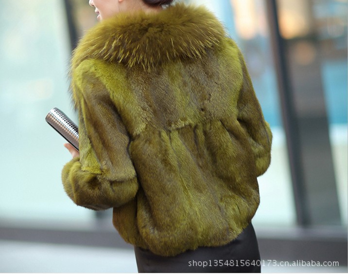 伦,2012兔毛<em>皮草</em>批发 短款皮草 <em>女式皮草外套</em> 