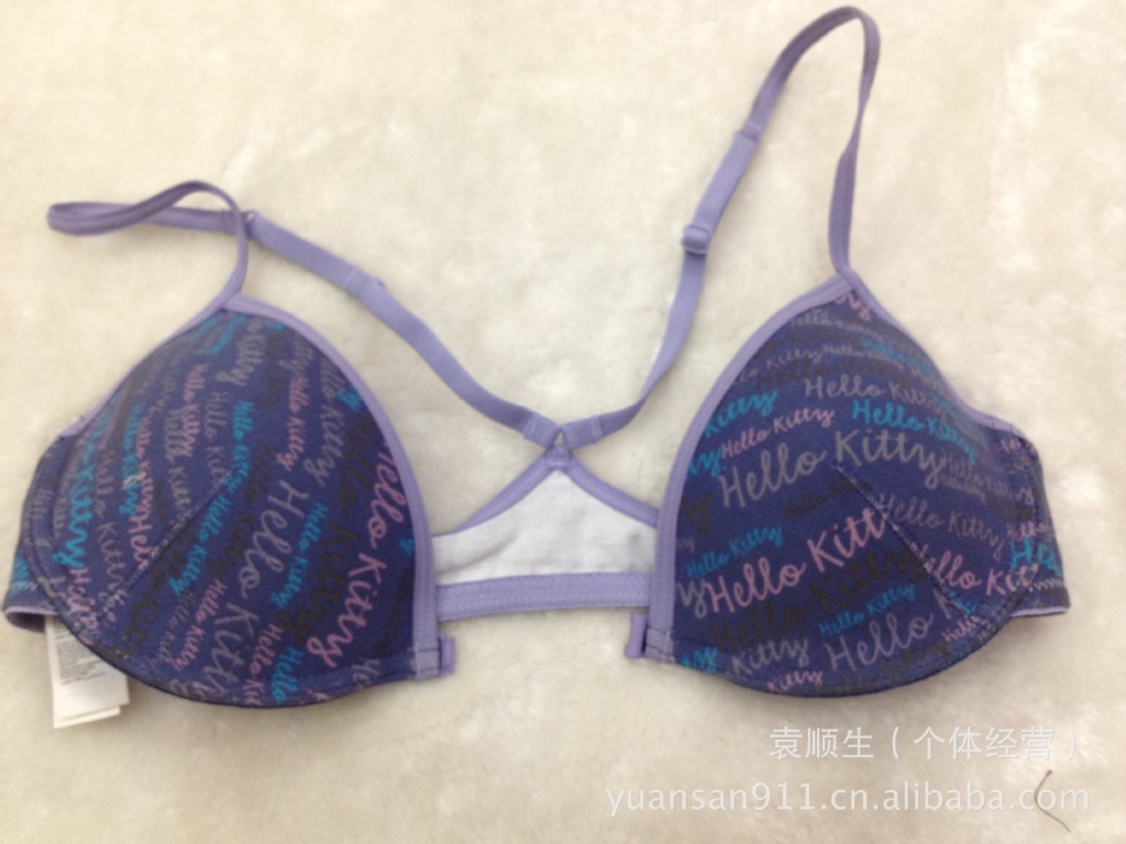 <em>文胸</em>-hellokitty<em>英文</em>字母多种供应聚拢前开扣<em>文胸</em>
