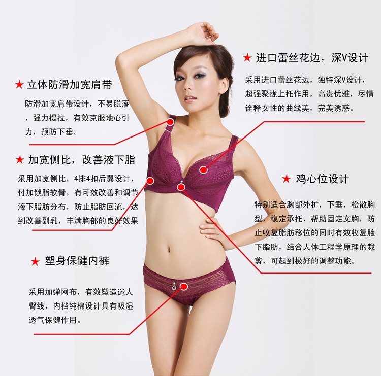 【【大额专供】性感蕾丝<em>文胸</em> 聚拢文胸厂家 文