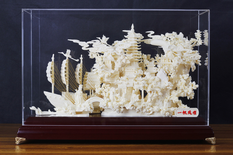 仿象牙雕工艺礼品《龙马精神》骨雕特色文化礼品订制 武汉礼品网图片,仿象牙雕工艺礼品《龙马精神》骨雕特色文化礼品订制 武汉礼品网图片大全,武汉光谷激光工艺品有限公司-7-马可波罗网