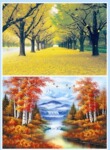 精美立体的立体画 40*60PET两变立体画 BT021 好看的风景立体画