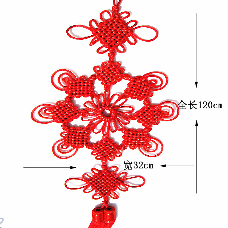 中国结厂家批发 手工编织中国结 3#八方通宝中国结挂件