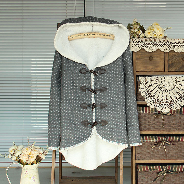香草可可麂皮绒棉<em>美丽说蘑菇街</em>韩版品质<em>女装冬</em>