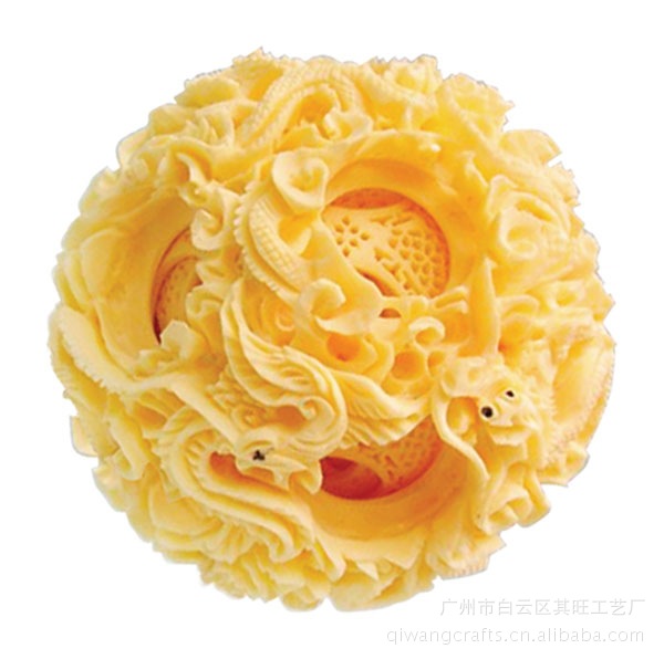 广州传统牙雕代表牙球