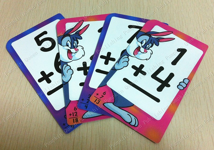 【早教幼儿园英语学习加法读字识字卡【F-E-1