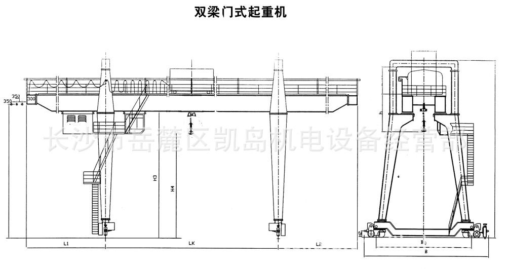 湘潭行吊安装 大型门式行吊 小型门式行吊 一次性全部安装到位