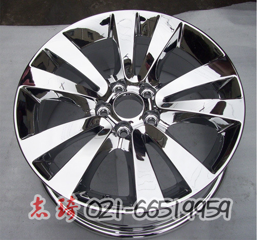 【一汽大众宝来16寸汽车铝合金轮毂电镀加工