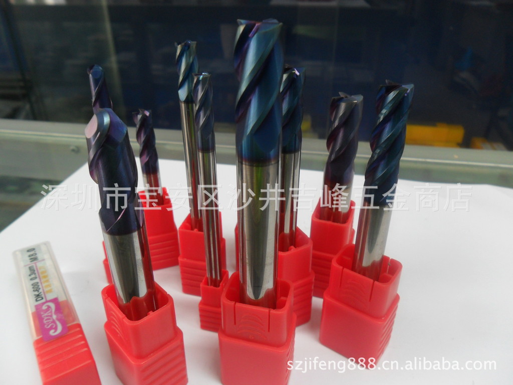 优势批发台湾进口SDK600超硬钨钢铣刀2刃4刃、数控刀具