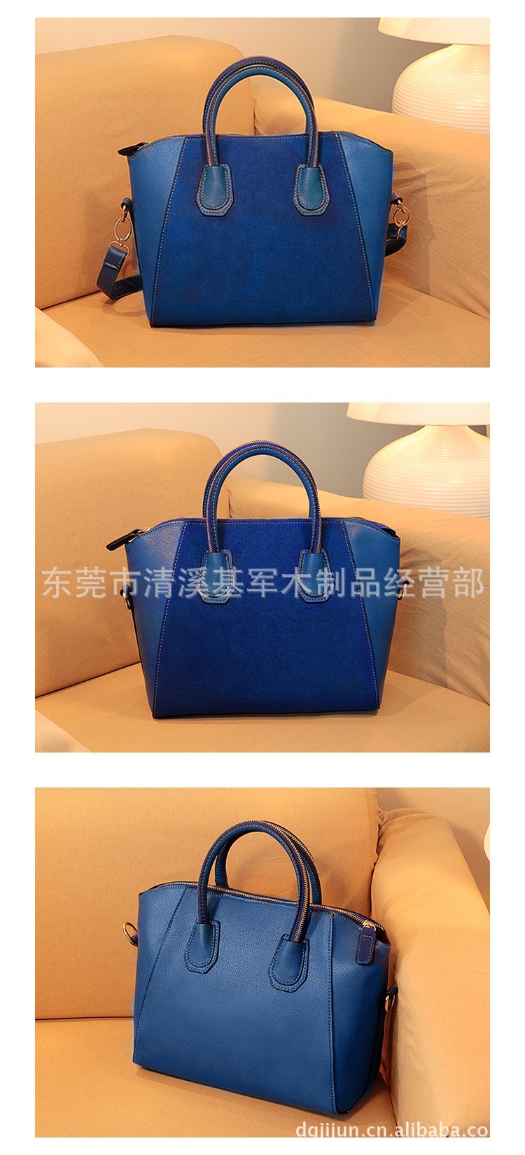 韩版秋冬新款<em>女包</em>复古潮<em>酷</em>磨砂仿真皮手提单肩
