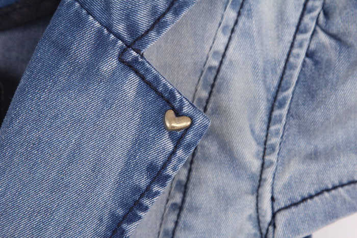 货女装批发 2012欧美秋季新款女式牛仔马甲背