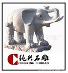 【动物雕刻】/花岗岩石雕/招财石象