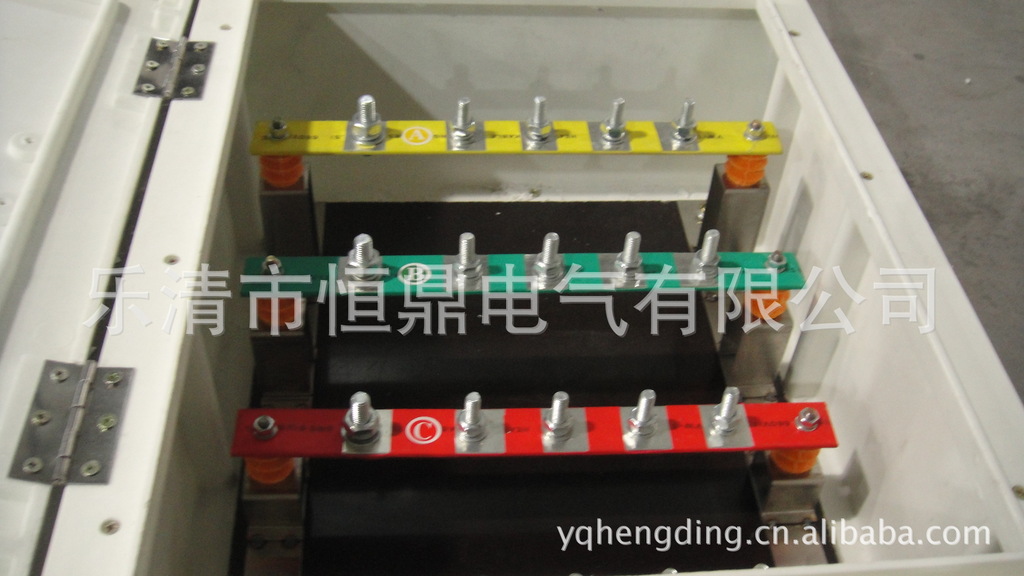 玻璃钢树脂电力控制箱 玻璃钢电缆分接箱 内装铜排 阶梯式分布图片_5