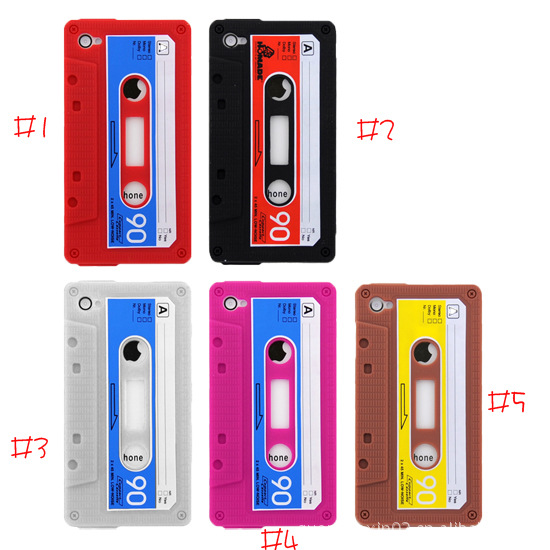 手机保护套-Y152 卡带 录影带 磁带硅胶套 ipho