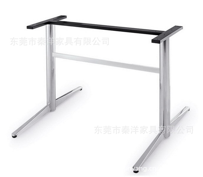 长方形不锈钢桌脚 不锈钢双管台脚 不锈钢桌脚(h364#)