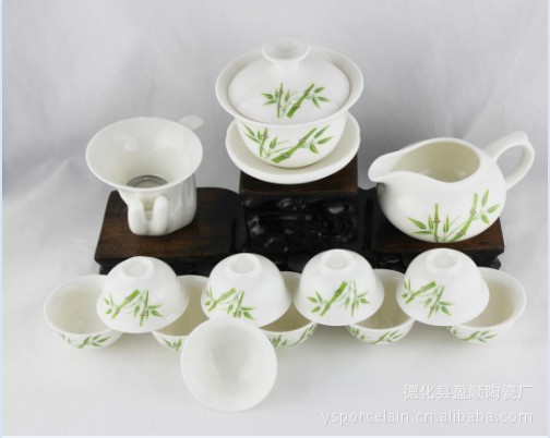 t116-14頭綠竹功夫茶具2