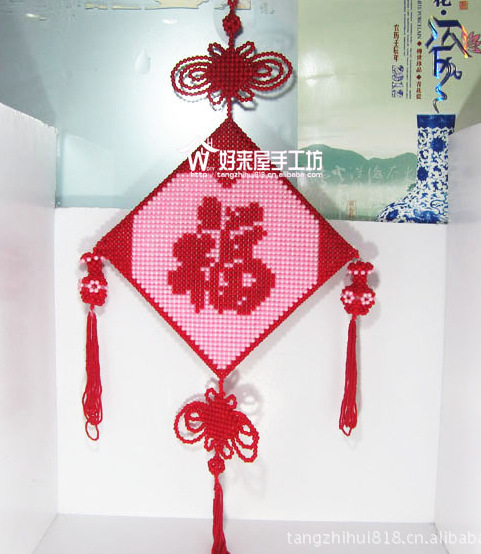 手工串珠福字教程,手工串珠福字图解,福字串珠教程 ...