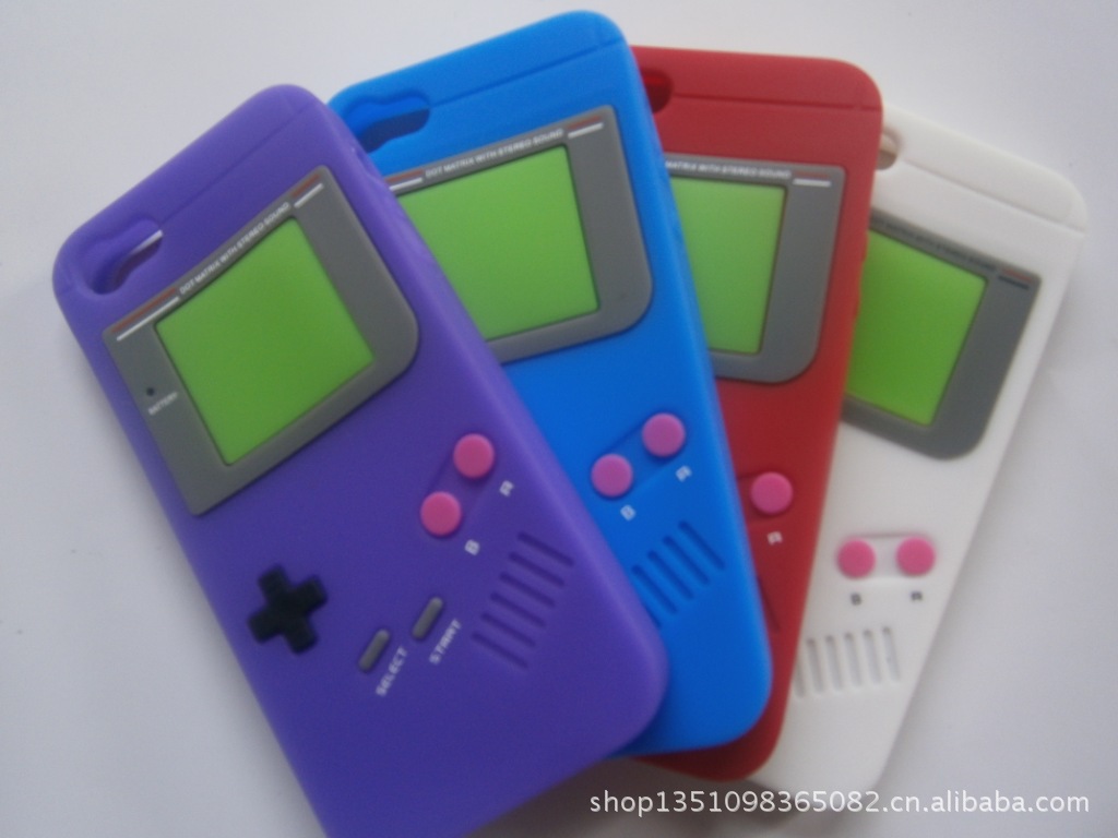 手机保护套-Iphone5G 游戏机硅胶手机保护套-