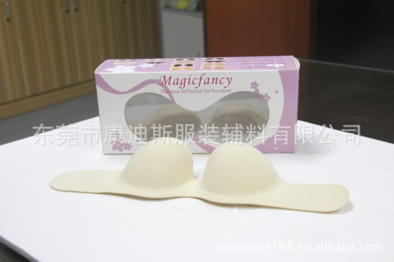 【<em>厂家生产</em>普通侧翼隐形<em>文胸</em> 半件围 一<em>片式</em>隐