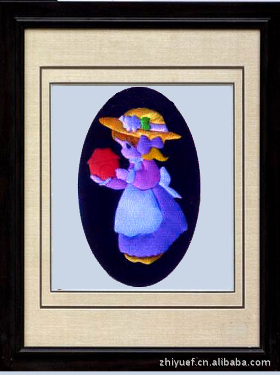 布粘贴画怎么做-布艺贴画 小女孩 家居装饰挂画壁画非十字绣布嵌画布艺画加工定做图 布粘贴画怎么做-布艺贴画 小女孩 家居装饰挂画壁画非十字绣布嵌画布艺画加工定做图