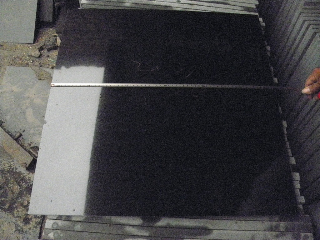 花岗岩-600*600规格山西黑火烧面、光面-花岗